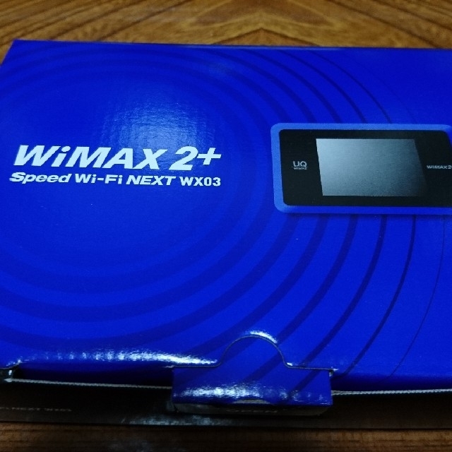 NEC(エヌイーシー)のWiMAX2+ Speed Wi-Fi NEXT WX03 スマホ/家電/カメラのスマートフォン/携帯電話(その他)の商品写真