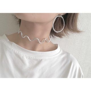 ザラ(ZARA)の再販 ワイヤーチョーカー シルバーチョーカー(ネックレス)