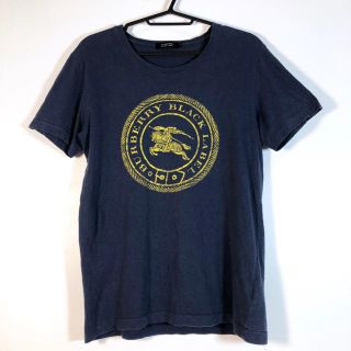 バーバリーブラックレーベル(BURBERRY BLACK LABEL)のBURBERRY BLACK LABEL Tシャツ メンズ ロゴ入り 2サイズ(Tシャツ/カットソー(半袖/袖なし))