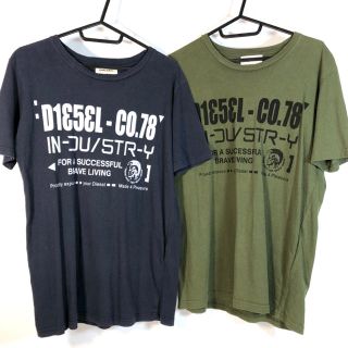 ディーゼル(DIESEL)のDIESEL ディーゼル Tシャツ メンズ Sサイズ 2枚(Tシャツ/カットソー(半袖/袖なし))