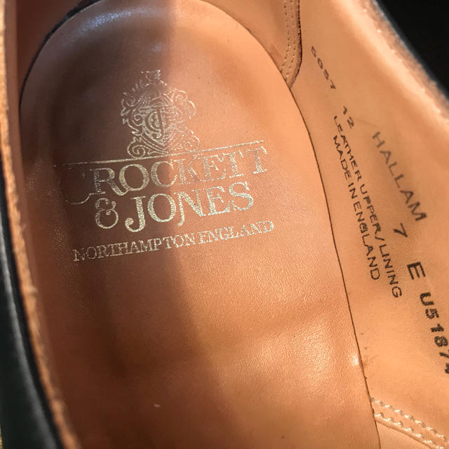 Crockett&Jones(クロケットアンドジョーンズ)の美品 クロケット＆ジョーンズ UK7 26cm HALLAM メンズの靴/シューズ(ドレス/ビジネス)の商品写真