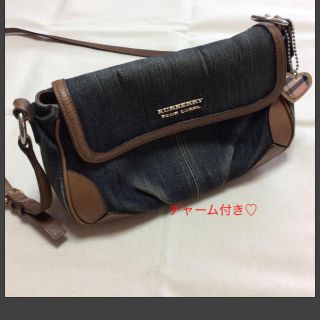 バーバリーブルーレーベル(BURBERRY BLUE LABEL)の♡バーバリーブルーレーベル  デニムショルダーバッグ(ショルダーバッグ)