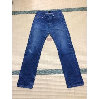 アーペーセー(A.P.C)の① APC デニムパンツ 青　フロント鋲タイプ　A.P.C(デニム/ジーンズ)