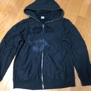 アベイシングエイプ(A BATHING APE)のパーカー黒 XL(パーカー)