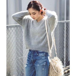 マウジー(moussy)のMOUSSY Angora／Nylon sweater(ニット/セーター)