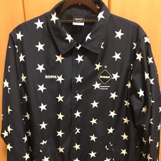 エフシーアールビー(F.C.R.B.)のF.C.Real Bristol STAR COACH JACKET NAVY(ナイロンジャケット)