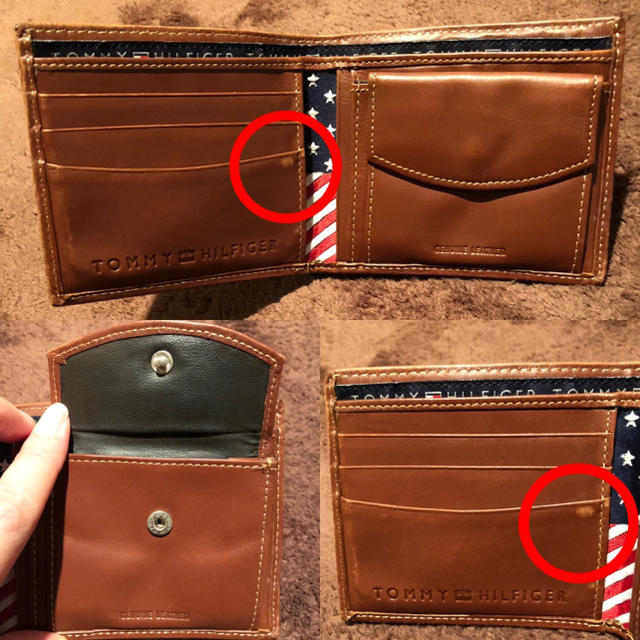 TOMMY HILFIGER(トミーヒルフィガー)の〈トミーヒルフィガー 〉二つ折り財布 メンズのファッション小物(折り財布)の商品写真