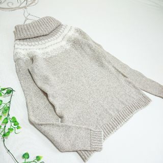 マックスマーラ(Max Mara)のMax Mara *タートルネックノルディックウールニット*(ニット/セーター)