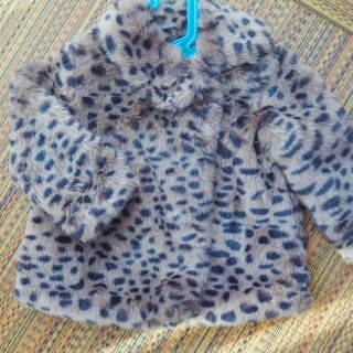 ザラキッズ(ZARA KIDS)の［リッツ様専用］zara kids ふわもこ レオパード アウター(ジャケット/上着)