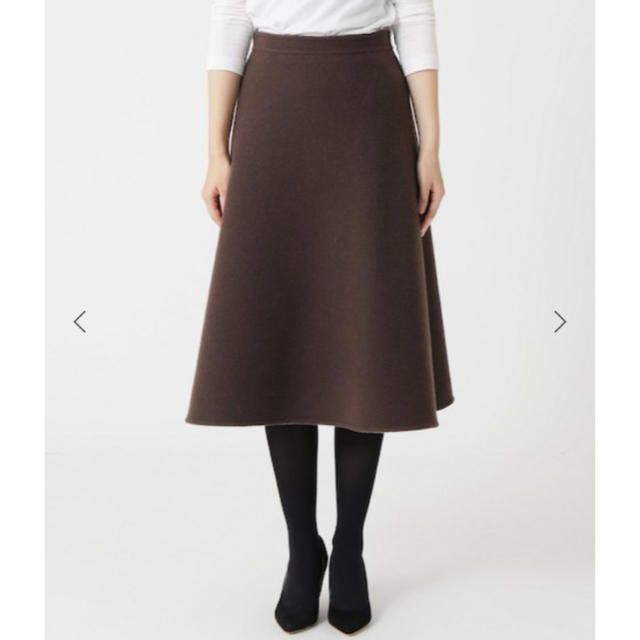 SLOBE IENA(スローブイエナ)のIENA SLOBEリバーシブルチェックスカート ブラウン レディースのスカート(ひざ丈スカート)の商品写真