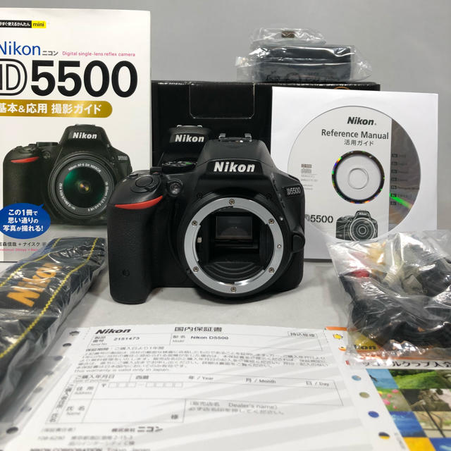 Nikon ニコン D5500 ボディ 3078ショット美品