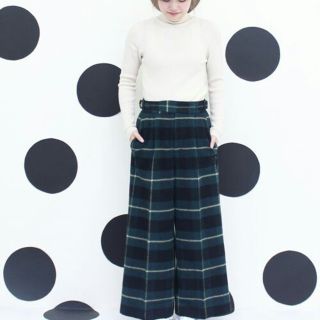 ドットアンドストライプスチャイルドウーマン(Dot&Stripes CHILDWOMAN)のCHILD WOMAN チャイルドウーマン チェックワイドパンツ(カジュアルパンツ)