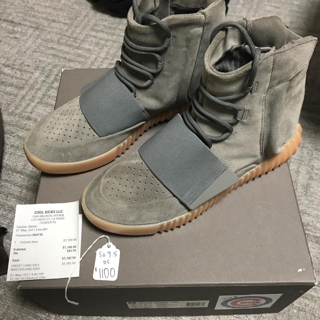 yeezy boost 750 greygum size9.5 27.5cmスニーカー