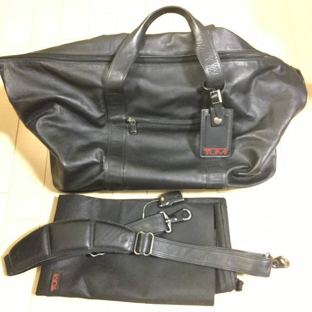 TUMI 本革レザーボストンバッグ 92149D4