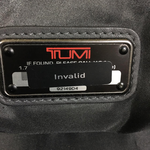 TUMI(トゥミ)のTUMI レザーボストンバッグ 92149D4 メンズのバッグ(ボストンバッグ)の商品写真