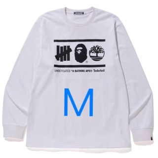 アベイシングエイプ(A BATHING APE)のBAPE x UNDEFEATED x TIMBERLAND TEE(Tシャツ/カットソー(七分/長袖))