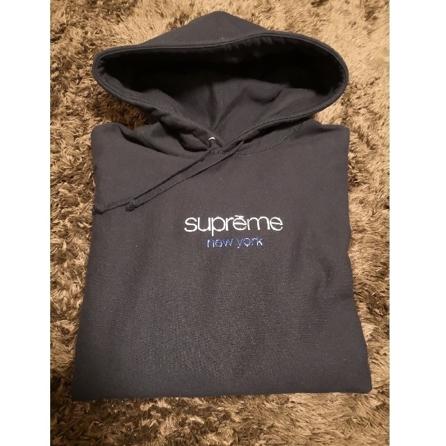 supreme classic logo hooded sweatshirt Lメンズ