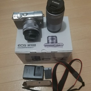 キヤノン(Canon)の【CANON】EOS M100 ダブルズームレンズキット(ミラーレス一眼)
