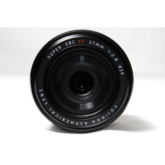 富士フイルム(フジフイルム)の新品 フジノンレンズ XF27mm F2.8 ブラック スマホ/家電/カメラのカメラ(レンズ(単焦点))の商品写真