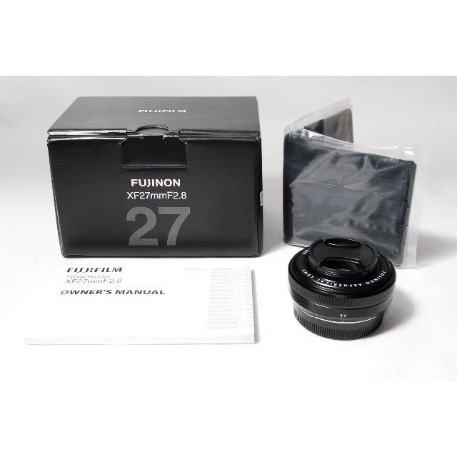 富士フイルム(フジフイルム)の新品 フジノンレンズ XF27mm F2.8 ブラック スマホ/家電/カメラのカメラ(レンズ(単焦点))の商品写真