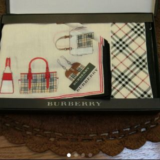 バーバリー(BURBERRY)のバーバリー　ハンカチセット 未使用レア柄(ハンカチ)