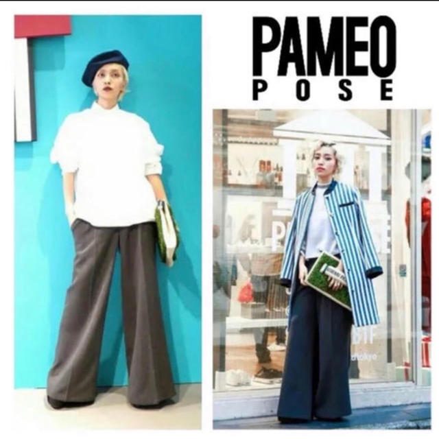 PAMEO POSE(パメオポーズ)のPAMEO ワイドパンツ レディースのパンツ(カジュアルパンツ)の商品写真