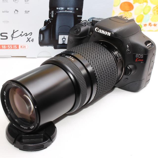 Canon - ド迫力 ️超望遠レンズ ️動画も撮れる ️Canon X4の通販 by Happy bird shop｜キヤノンならラクマ