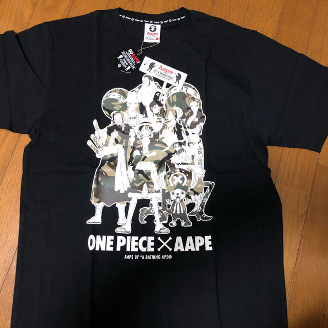 新品 BAPE ワンピース コラボ【特典】TEE 限定 Tシャツ カード エイプ-