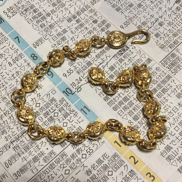 Chrome Hearts - クロムハーツ 22k クロスボール ブレスレットの通販