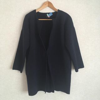 ジェイクルー(J.Crew)の【古着】JCREW ウールコート【ネイビー】(ロングコート)