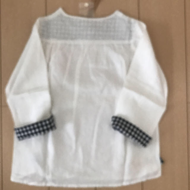 新品  hina hina リネンチュニック キッズ/ベビー/マタニティのキッズ服女の子用(90cm~)(ワンピース)の商品写真