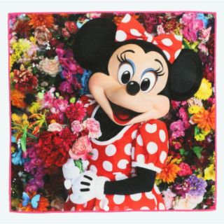 ディズニー(Disney)のウォッシュタオル イマジニングザマジック 蜷川実花 タオル ミニーマウス(ハンカチ)