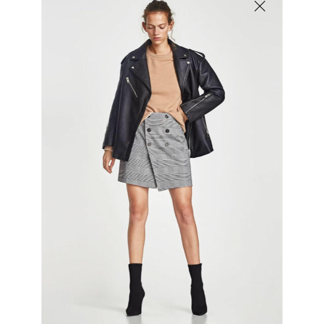 ZARA(ザラ)のZARA グレンチェックスカート レディースのスカート(ひざ丈スカート)の商品写真