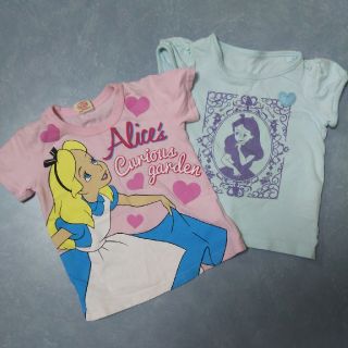 ディズニー(Disney)のアリス Tシャツ 110 ２枚セット(Tシャツ/カットソー)