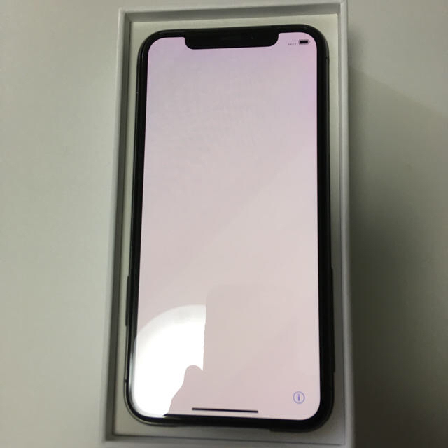 日本値下 iPhone X space gray 64GB新品未使用