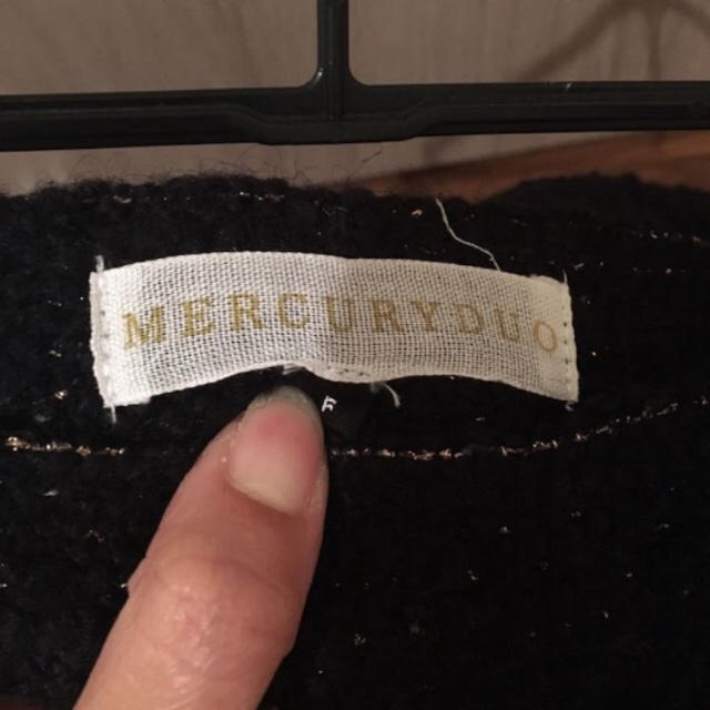 MERCURYDUO(マーキュリーデュオ)の冬スカート レディースのスカート(ミニスカート)の商品写真