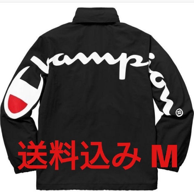 込み M Supreme Campion Track Jacket black