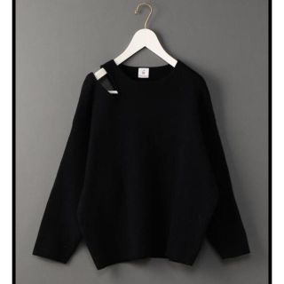 ビューティアンドユースユナイテッドアローズ(BEAUTY&YOUTH UNITED ARROWS)のroku  COTTON SHOULDER SLIT KNIT PULLOVER(ニット/セーター)