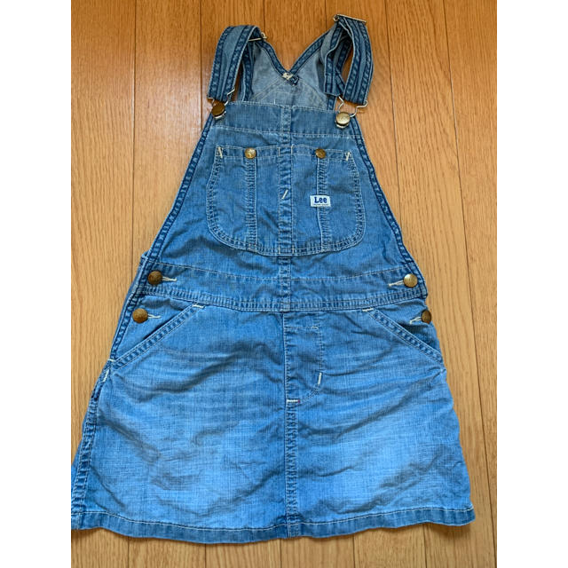 Lee(リー)のlee サロペット スカート キッズ/ベビー/マタニティのキッズ服女の子用(90cm~)(スカート)の商品写真