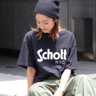 アングリッド(Ungrid)のkyooonnn様専用 ungrid 新品タグ付き Schott別注ビッグTee(Tシャツ(半袖/袖なし))