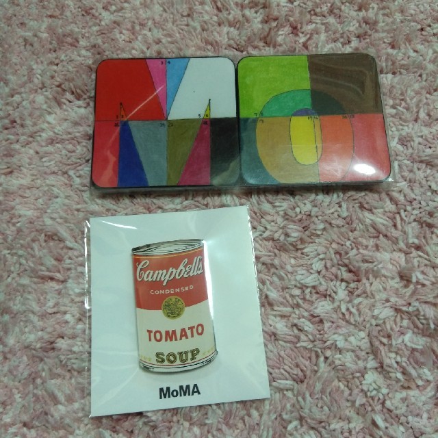 MOMA(モマ)のMOMA ロゴ　コースター インテリア/住まい/日用品のキッチン/食器(テーブル用品)の商品写真