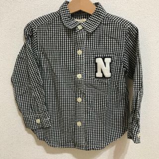 ユナイテッドアローズグリーンレーベルリラクシング(UNITED ARROWS green label relaxing)のgreen label relaxing ギンガムチェックシャツ 105(Tシャツ/カットソー)