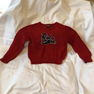 ポロラルフローレン(POLO RALPH LAUREN)のボロ セーター赤 １２０サイズ(その他)