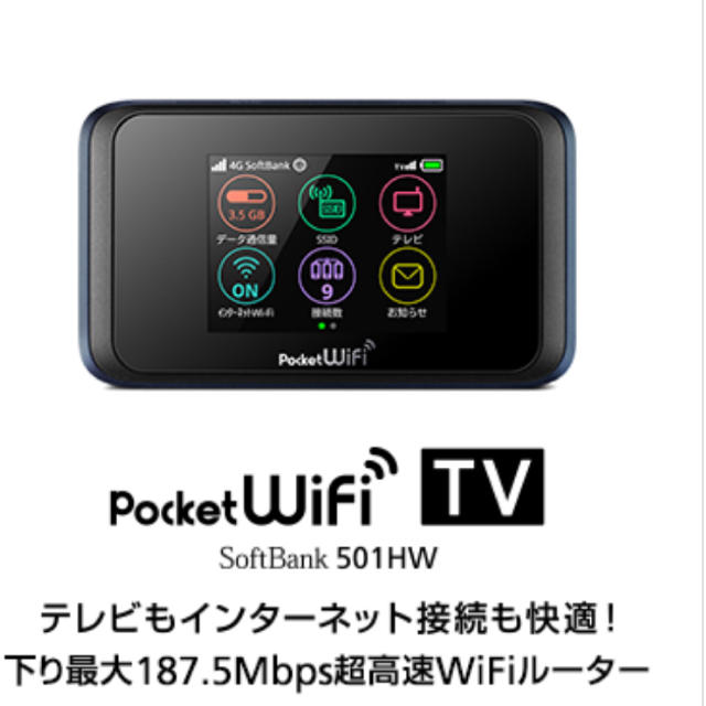 Softbank(ソフトバンク)のポケットwifi  スマホ/家電/カメラのPC/タブレット(PC周辺機器)の商品写真