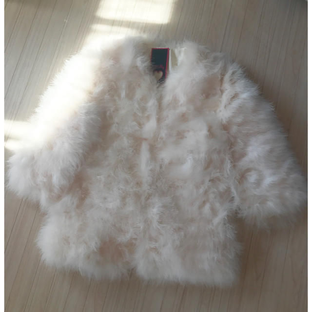 lilLilly(リルリリー)のリルリリー 💗 フェザー コート レディースのジャケット/アウター(毛皮/ファーコート)の商品写真