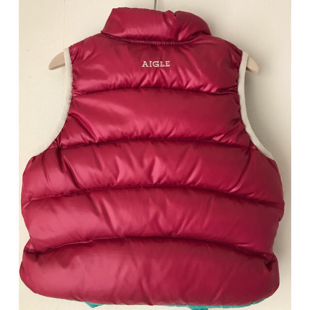 AIGLE(エーグル)のAIGLE キッズ ベスト ダウン 110 キッズ/ベビー/マタニティのキッズ服女の子用(90cm~)(ジャケット/上着)の商品写真