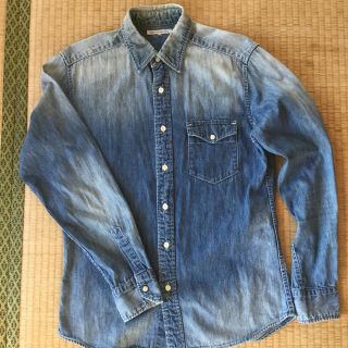 ユナイテッドアローズグリーンレーベルリラクシング(UNITED ARROWS green label relaxing)のGreenLabel デニムシャツ Mサイズ(シャツ)