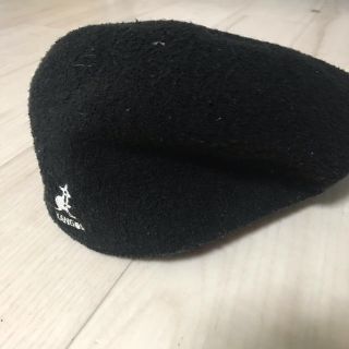 カンゴール(KANGOL)のKANGOL ベレー帽 黒(ハンチング/ベレー帽)