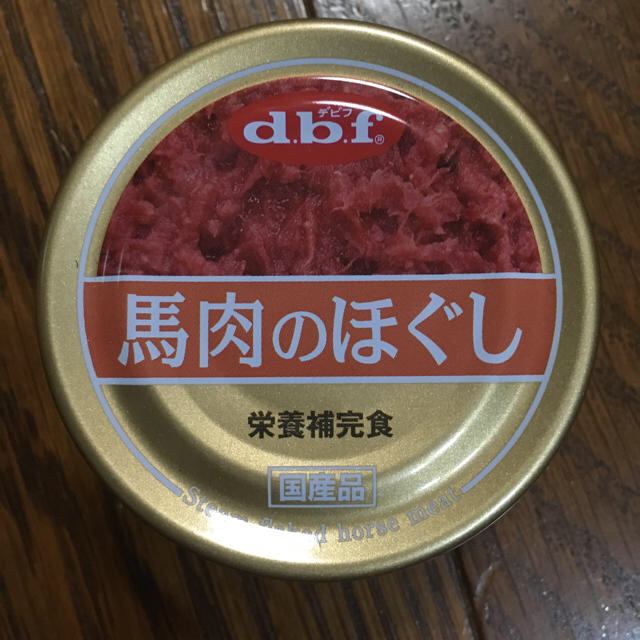 dbf(デビフ)のdbf デビフ缶 馬肉のほぐし 24缶×1ケースとバラ12缶 計36缶 その他のペット用品(ペットフード)の商品写真