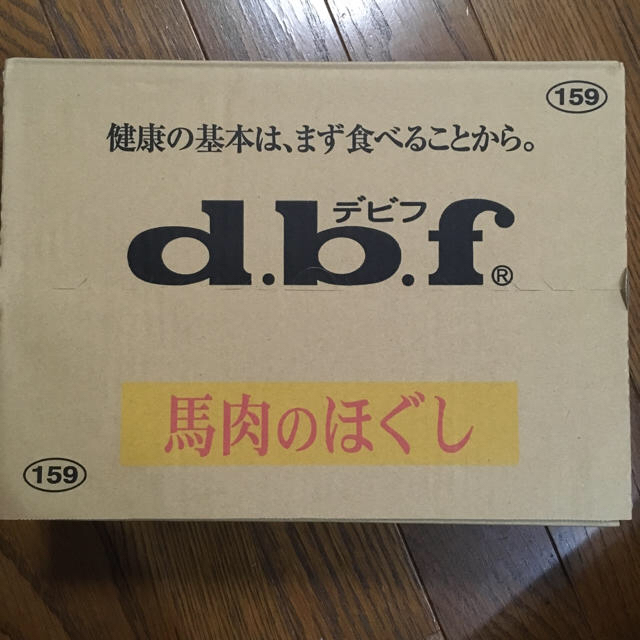 dbf(デビフ)のdbf デビフ缶 馬肉のほぐし 24缶×1ケースとバラ12缶 計36缶 その他のペット用品(ペットフード)の商品写真